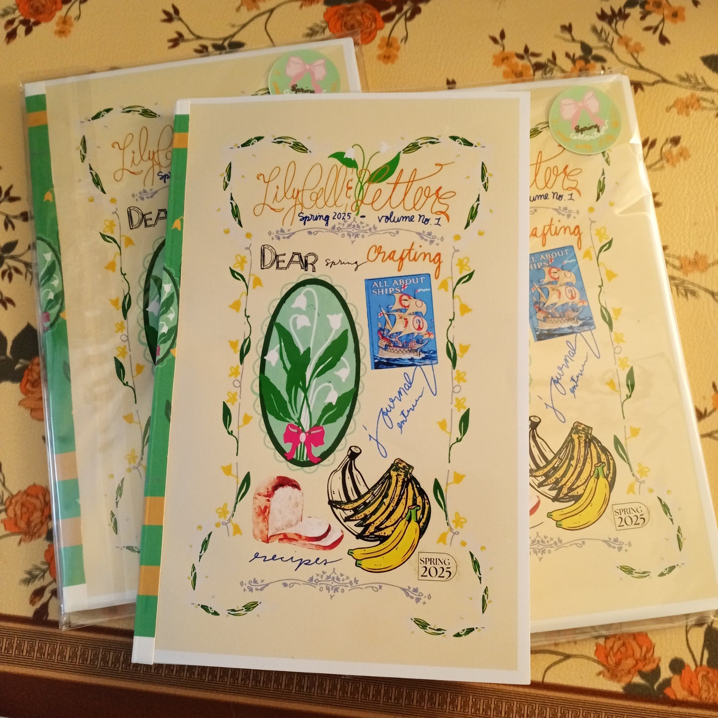 Spring Handmade Limited Edition 2025 Vol. 1 Lily Bell & Letters Zine