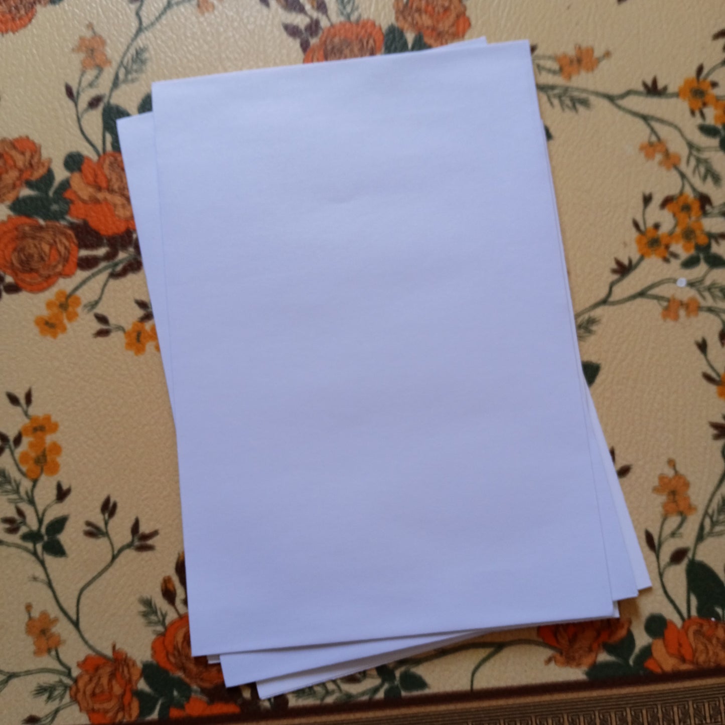 Tea Time Gouache Hand Painted Print Blank Card