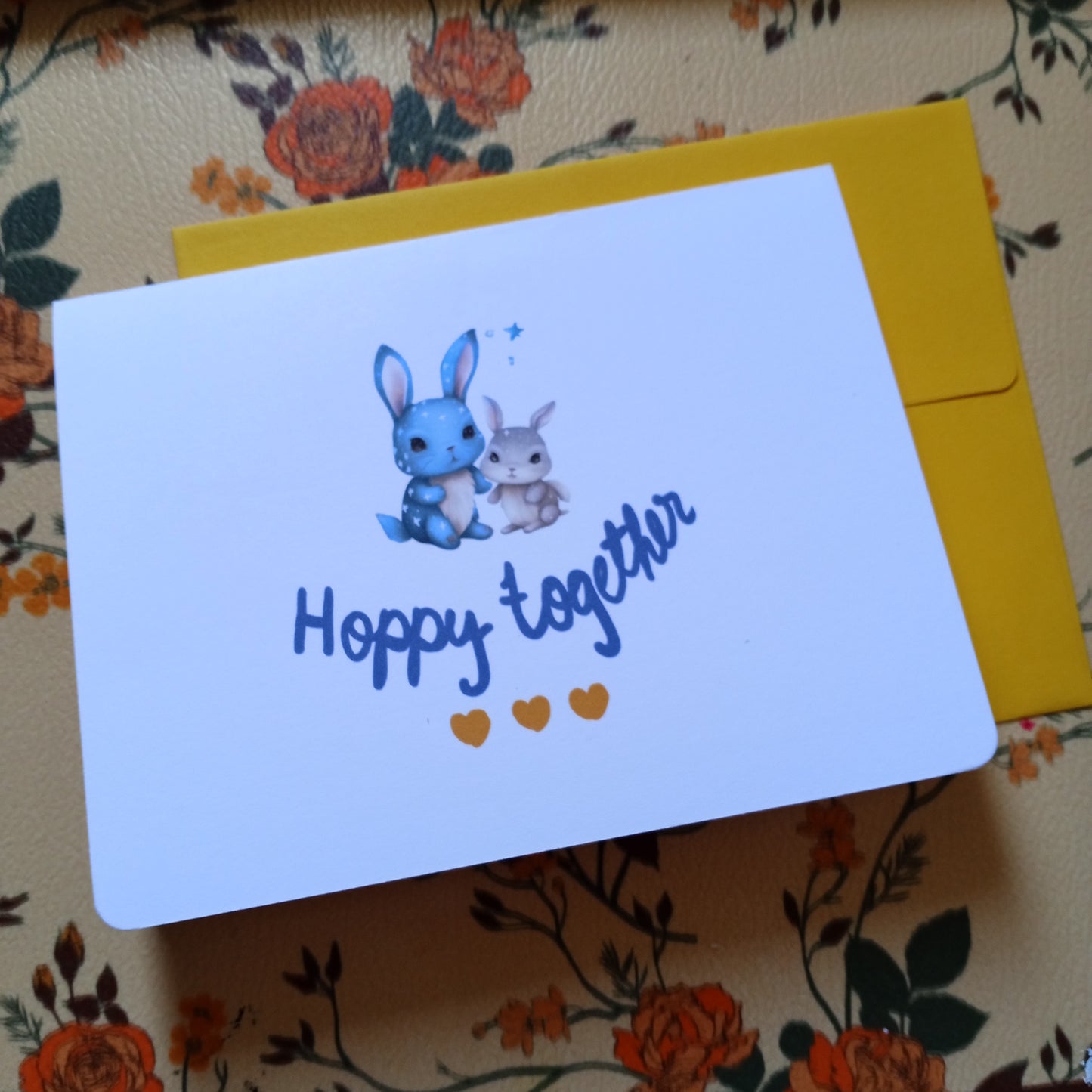 Hoppy Together Spring Collection Greeting Card With Envelope Greeting Cards Collection – Spring & Everyday