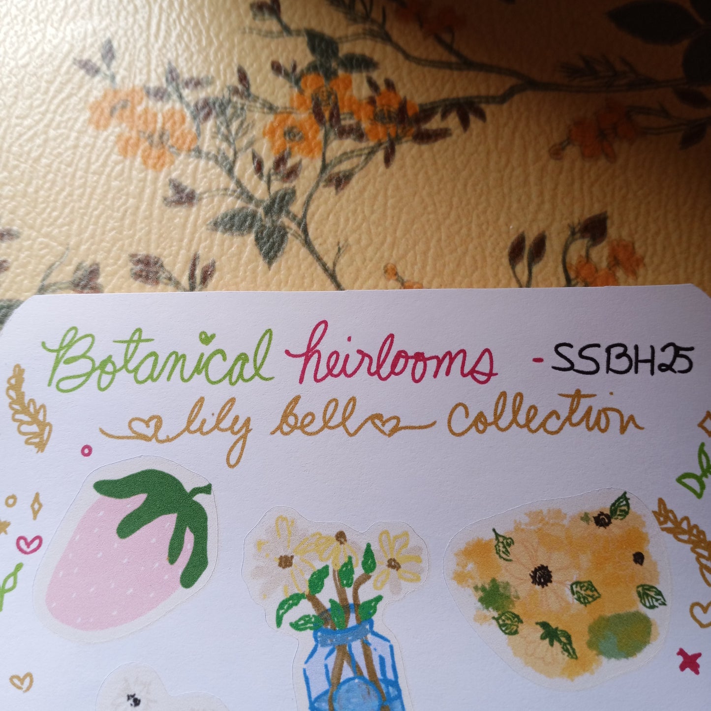 Botanical Heirlooms| Sticker Sheet| Journal Stickers