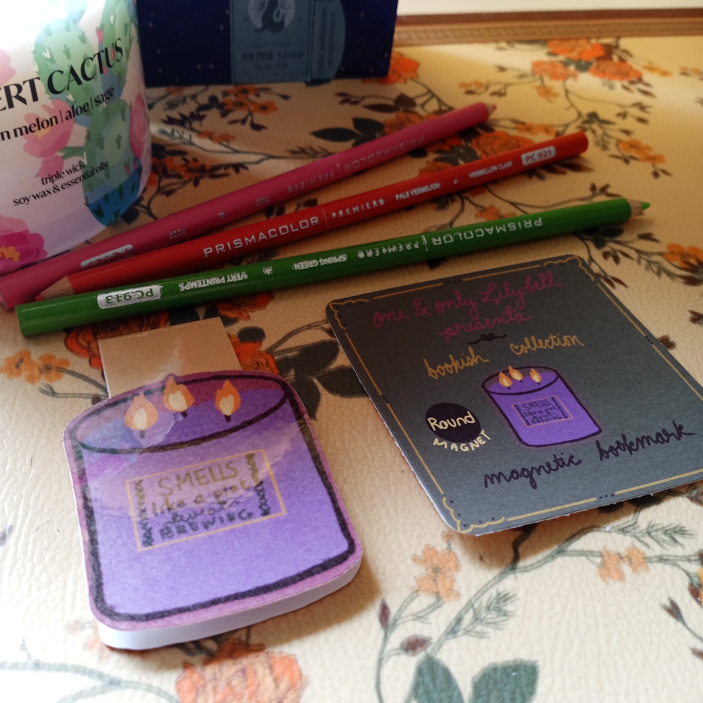 Smells Like A Plot Twist Brewing-Magnetic Book Mark