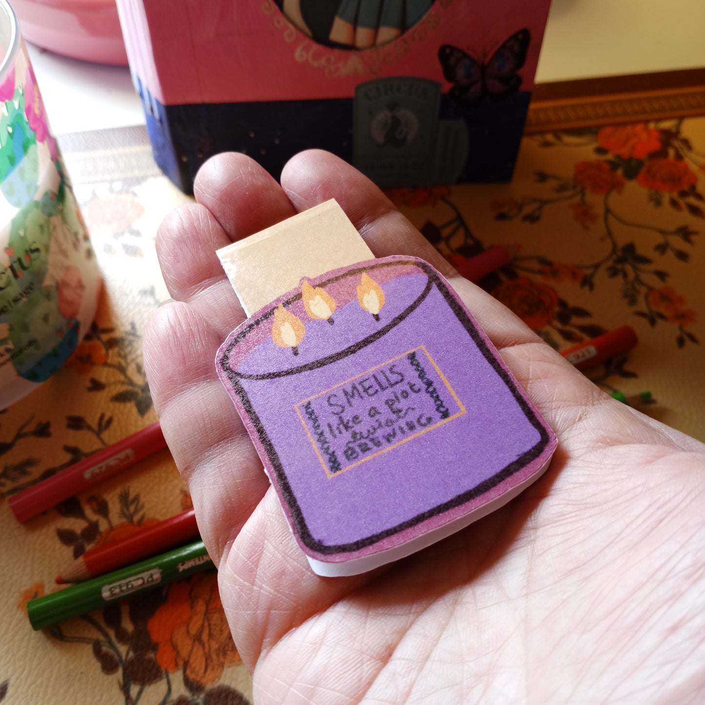 Smells Like A Plot Twist Brewing-Magnetic Book Mark