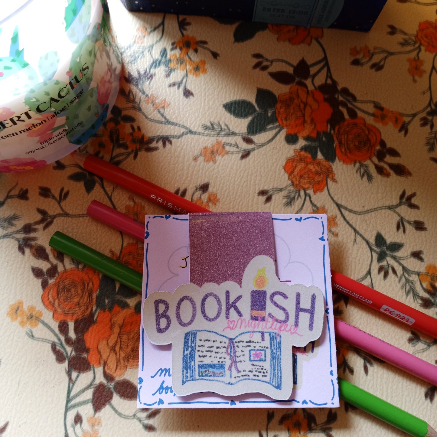 Bookish Nightlife Magnetic Book Mark