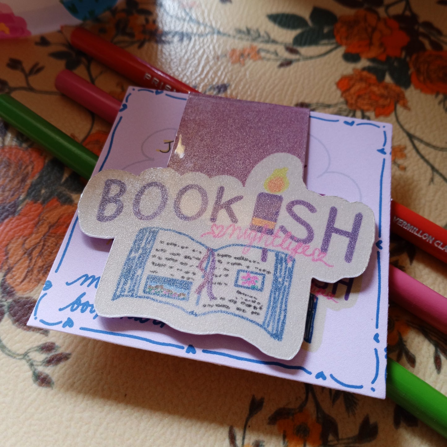 Bookish Nightlife Magnetic Book Mark