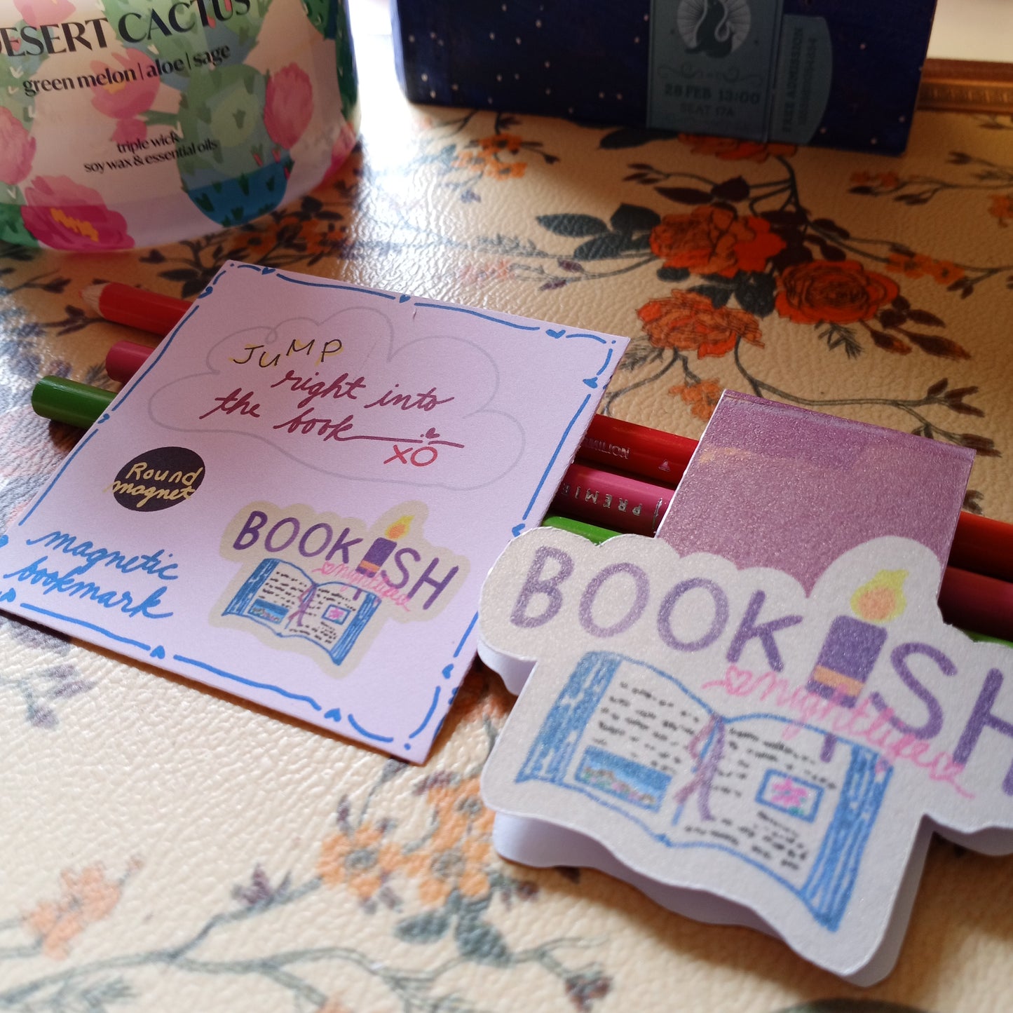 Bookish Nightlife Magnetic Book Mark