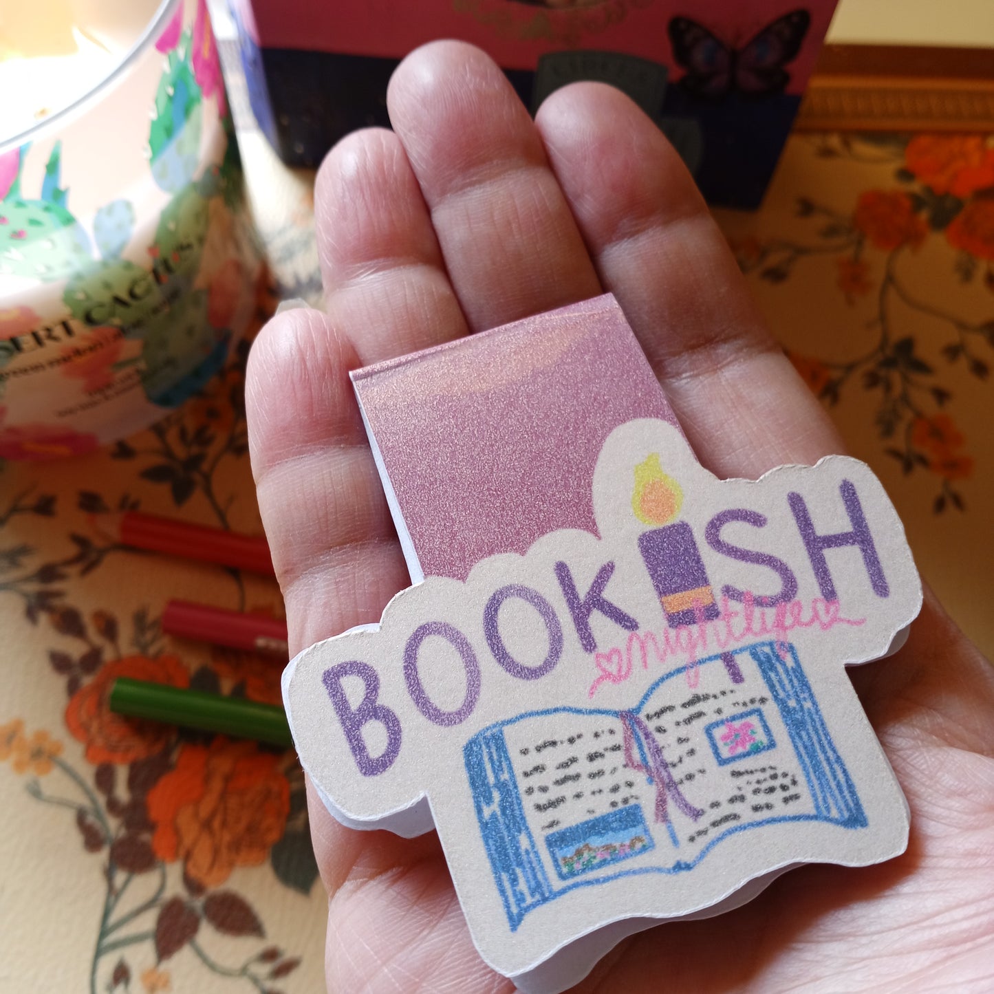 Bookish Nightlife Magnetic Book Mark