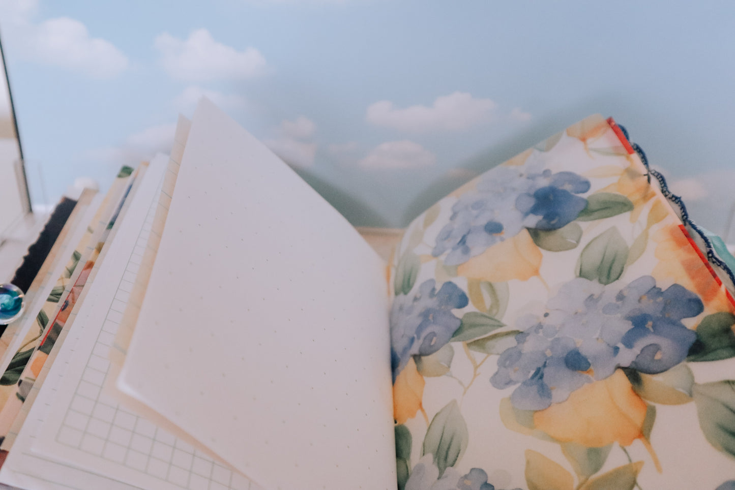 Handmade Vintage Soft Cover with Fabric Collage Journal| Junk Journal