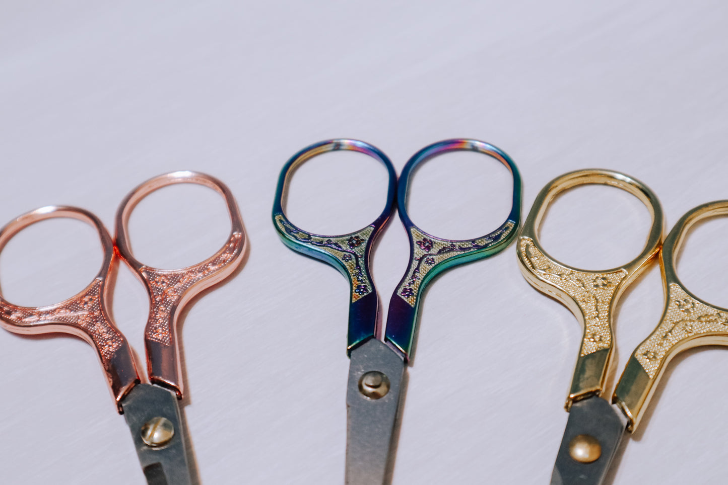 Golden Color Mini Craft Scissors