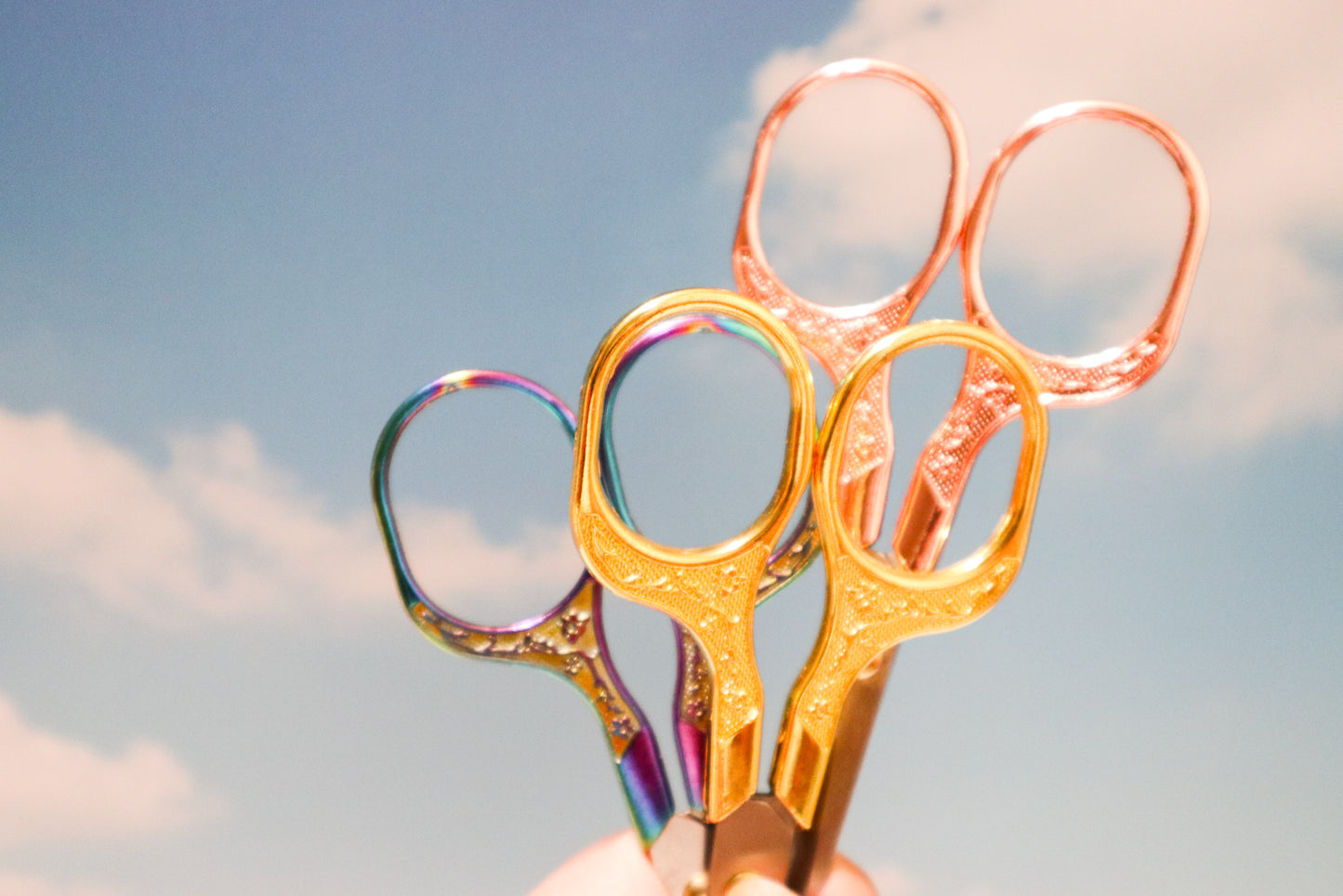 Chrome Peacock Mini Craft Scissors