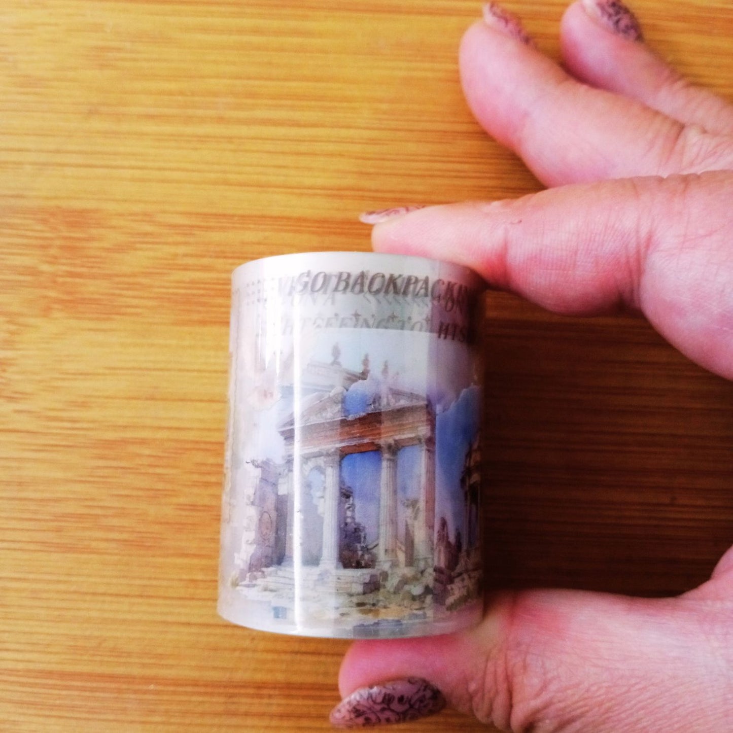 (Old Town Holiday) Washi Tape|  Sakura Town Tokyo| Scenic Washi| Travel Scenery for Scrapbooking & Journaling