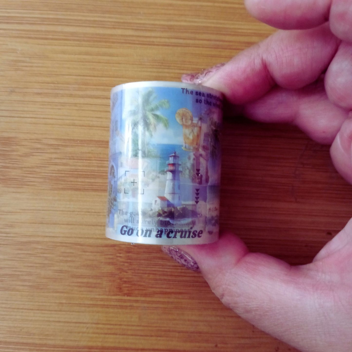 (Seaside City) Washi Tape|  Sakura Town Tokyo| Scenic Washi| Travel Scenery for Scrapbooking & Journaling