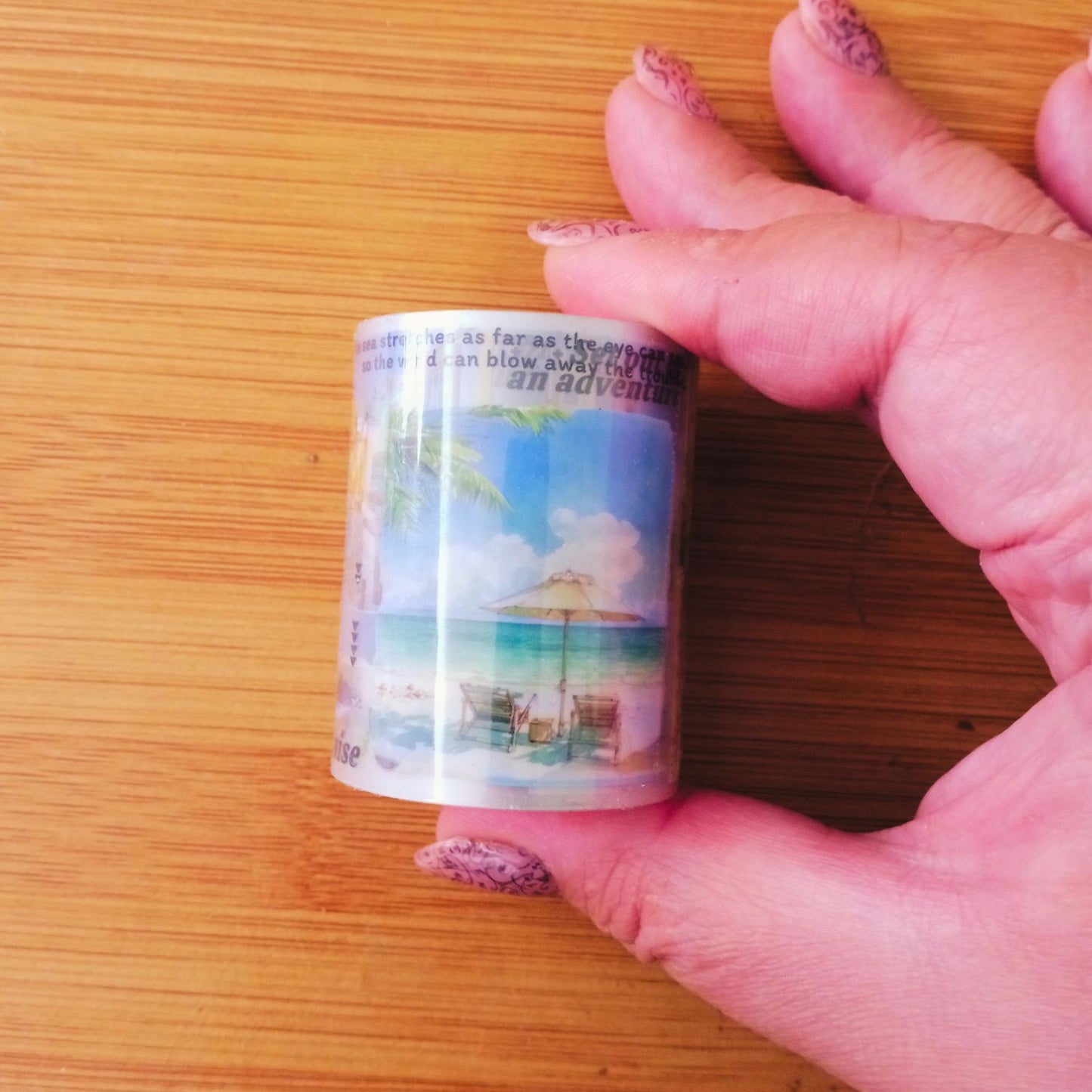(Seaside City) Washi Tape|  Sakura Town Tokyo| Scenic Washi| Travel Scenery for Scrapbooking & Journaling