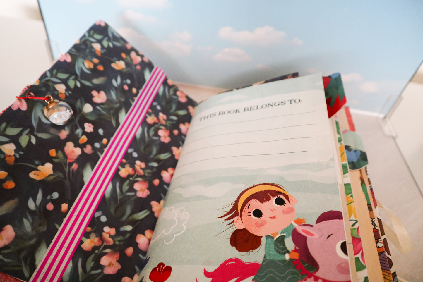 Handmade Vintage Soft Cover with Fabric Collage Journal| Junk Journal