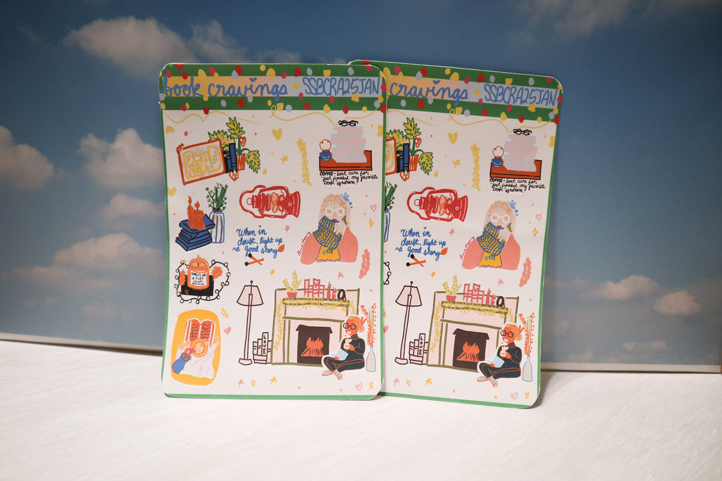 January Book Cravings Planner Sticker Sheet – TBR & Plan-to-Read Stickers for Book Lovers
