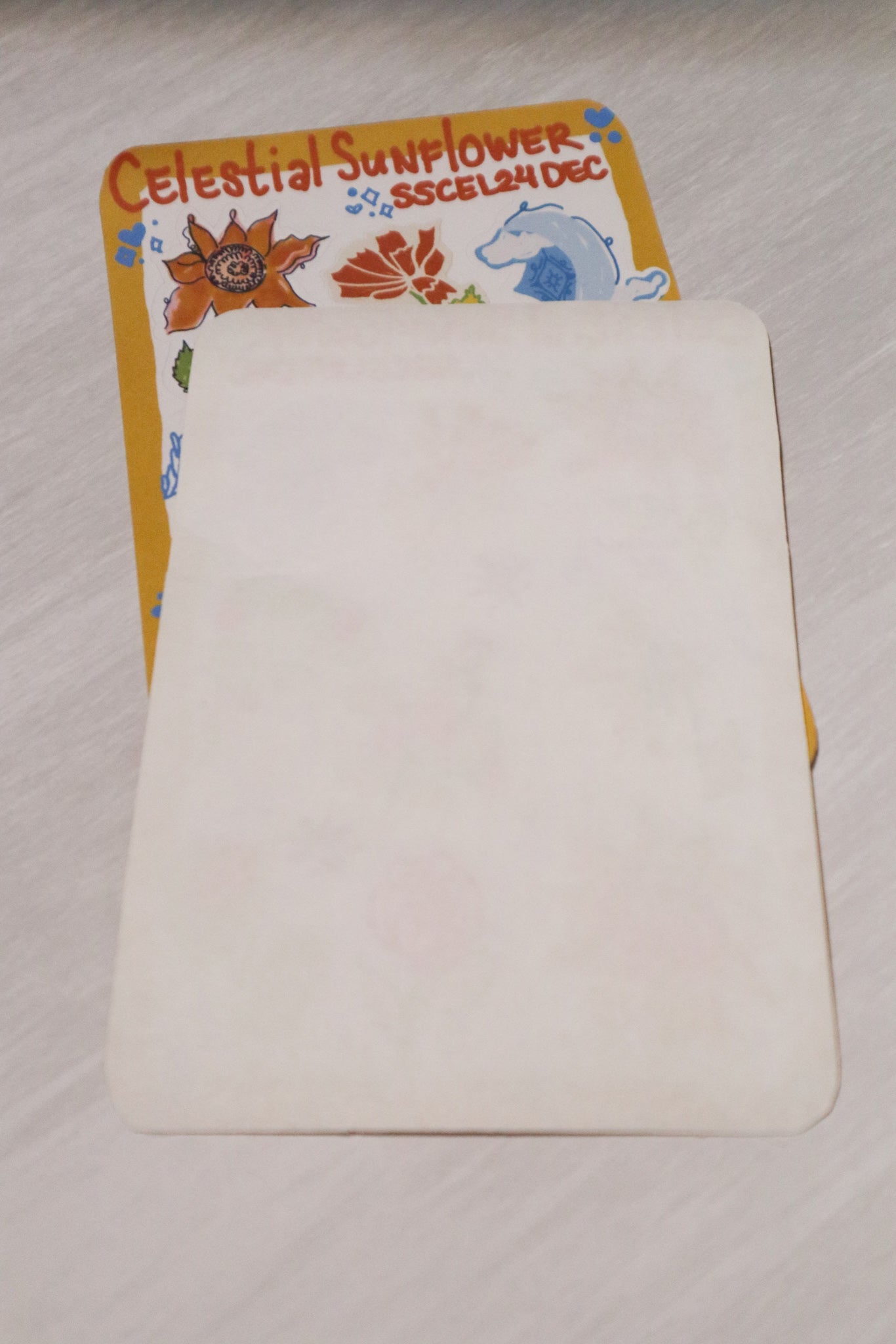 Celestial Sunflower Sticker Sheet – Cute Handmade Planner & Journaling Stickers | Vibrant Adhesion for Creative Journals & Stationery