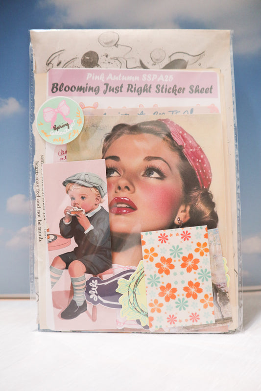 Retro Nostalgia Scrapbooking and Journaling Ephemera Pack