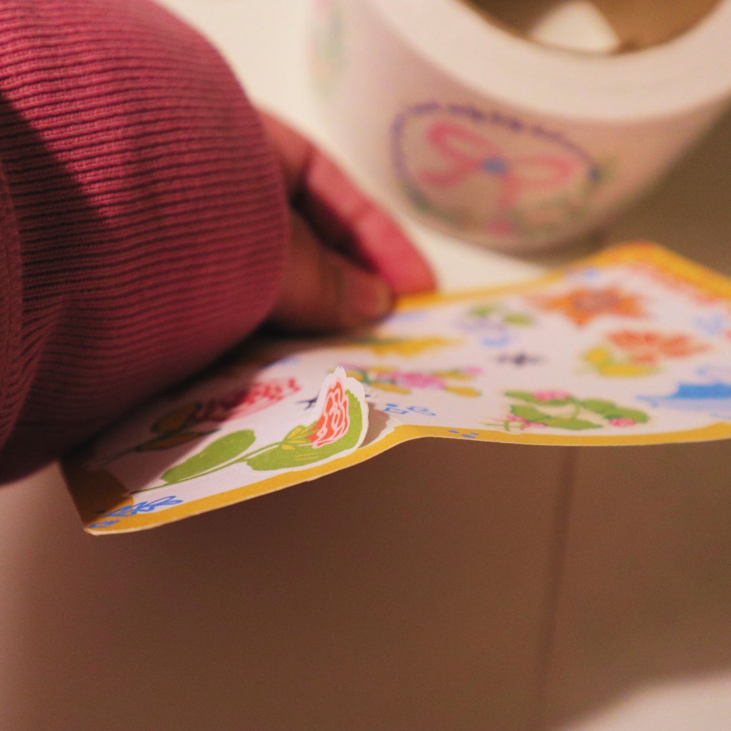 Celestial Sunflower Sticker Sheet – Cute Handmade Planner & Journaling Stickers | Vibrant Adhesion for Creative Journals & Stationery