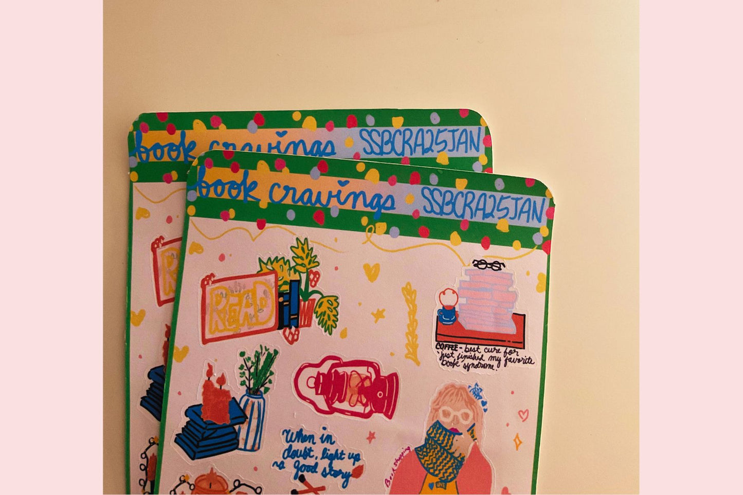 January Book Cravings Planner Sticker Sheet – TBR & Plan-to-Read Stickers for Book Lovers