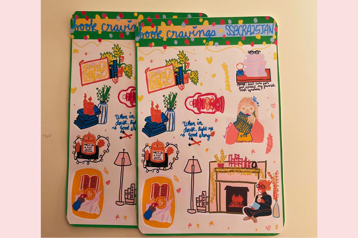 January Book Cravings Planner Sticker Sheet – TBR & Plan-to-Read Stickers for Book Lovers